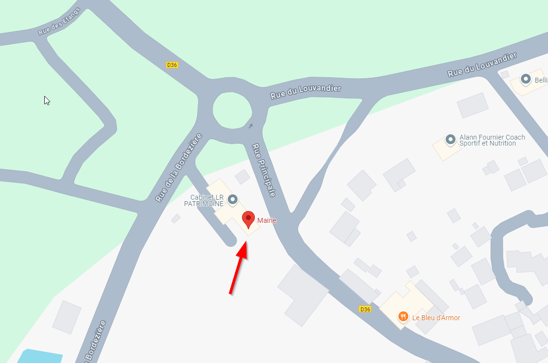 Mairie map